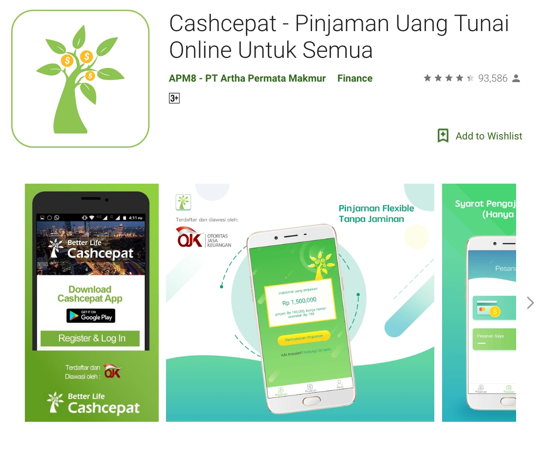 Aplikasi Cash Cepat - Pinjaman Online Tenor Panjang Tanpa Slip Gaji