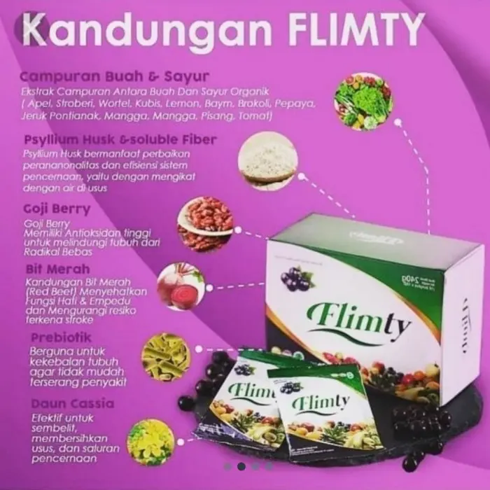 kandungan Flimty Fiber