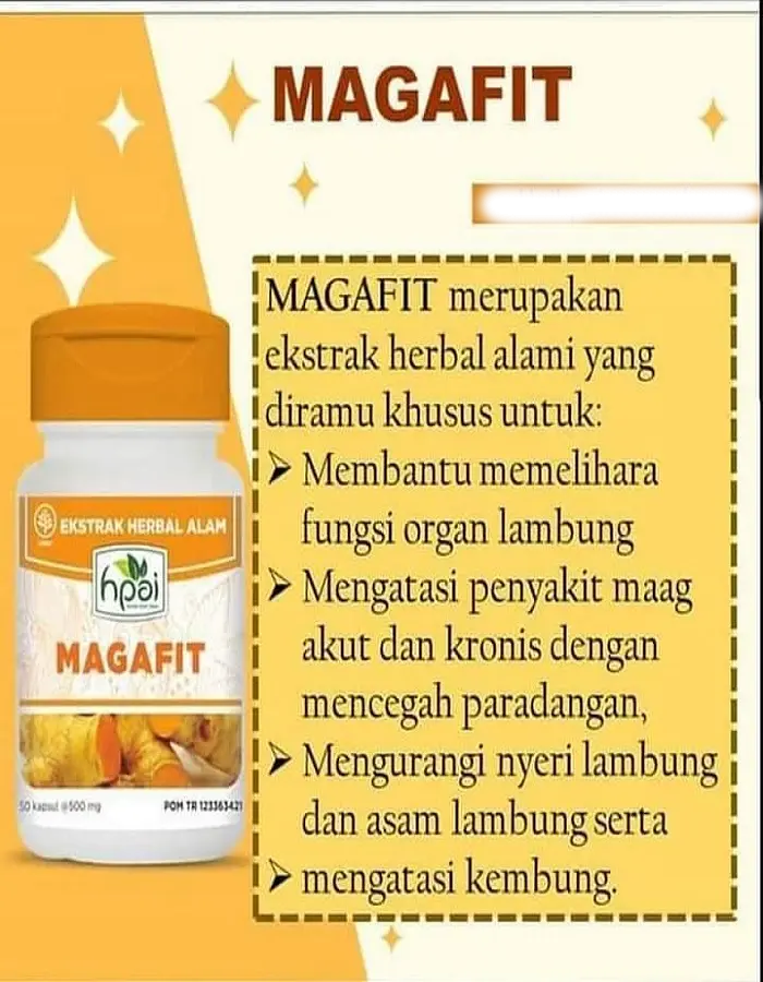 magafit HNI HPAI Asli Original untuk Lambung